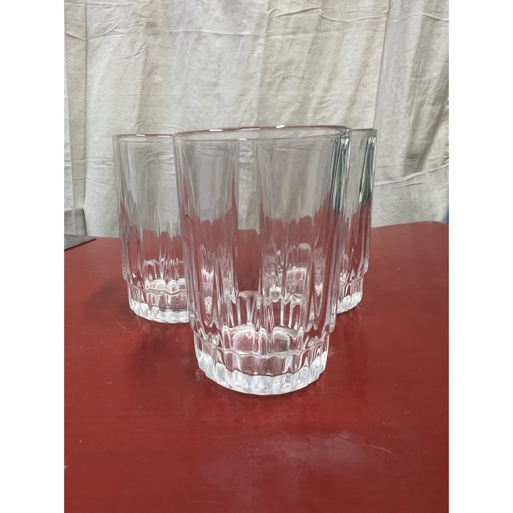 VTG. FRANCE ARCOROC LANCER 5oz Clear Juice Glass 3.5" Tumbler
